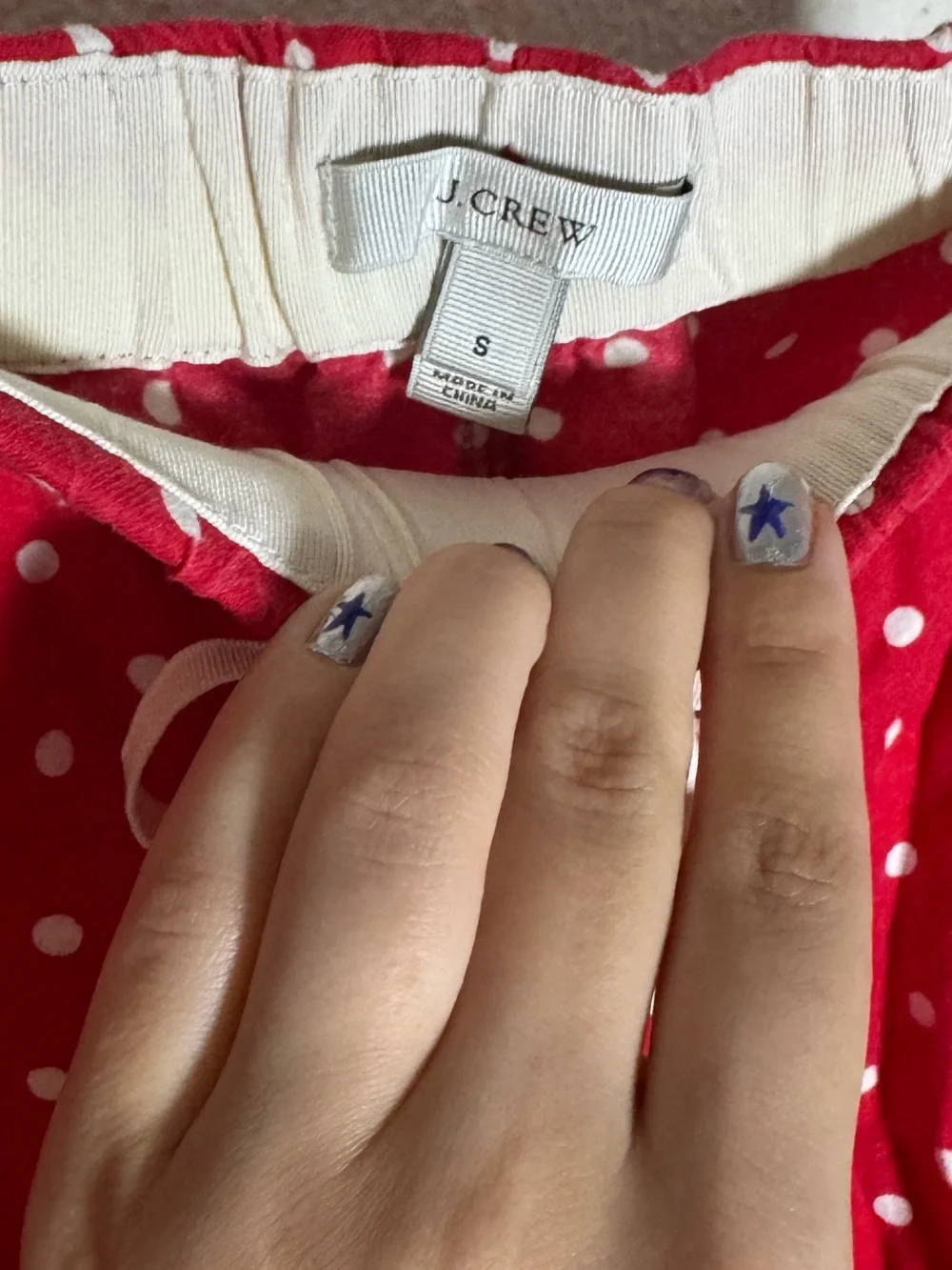 J.Crew Red Polka Dot Pajama Pants